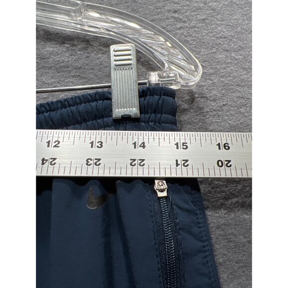 Nike Dri Fit Lightweight Zipper Hems/Logo Basketball Navy Blue Jogger Men Size L - Picture 14 of 15